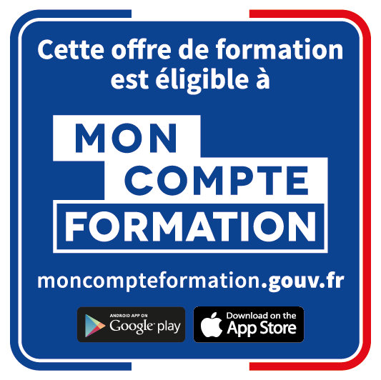 Cette offre de formation est éligible à Mon Compte Formation 
